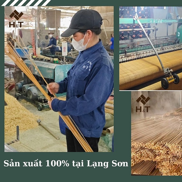 Quy trình sản xuất chiếu trúc thanh Hương Trúc