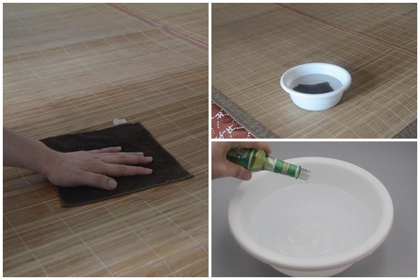 Các bước xử lý chiếu trúc bị mốc bằng giẩm ăn