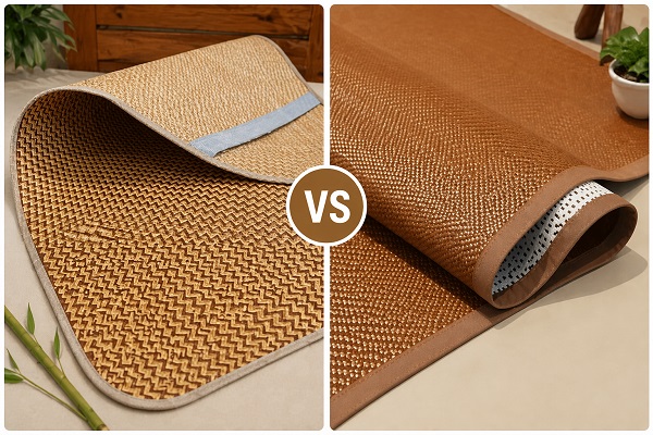 Nên mua chiếu mây tự nhiên hay chiếu mây tổng hợp